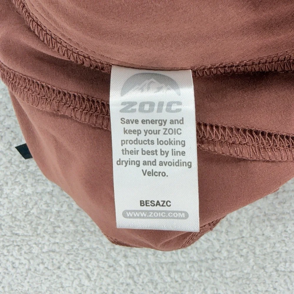 ZOIC Navaeh 7 MTB Cycling Shorts Womens XL Rosewood Stretch Adjustable Waist